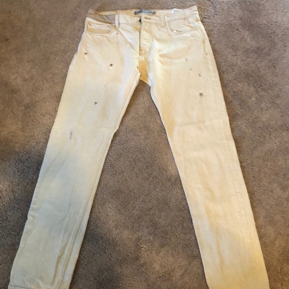 tan jeans